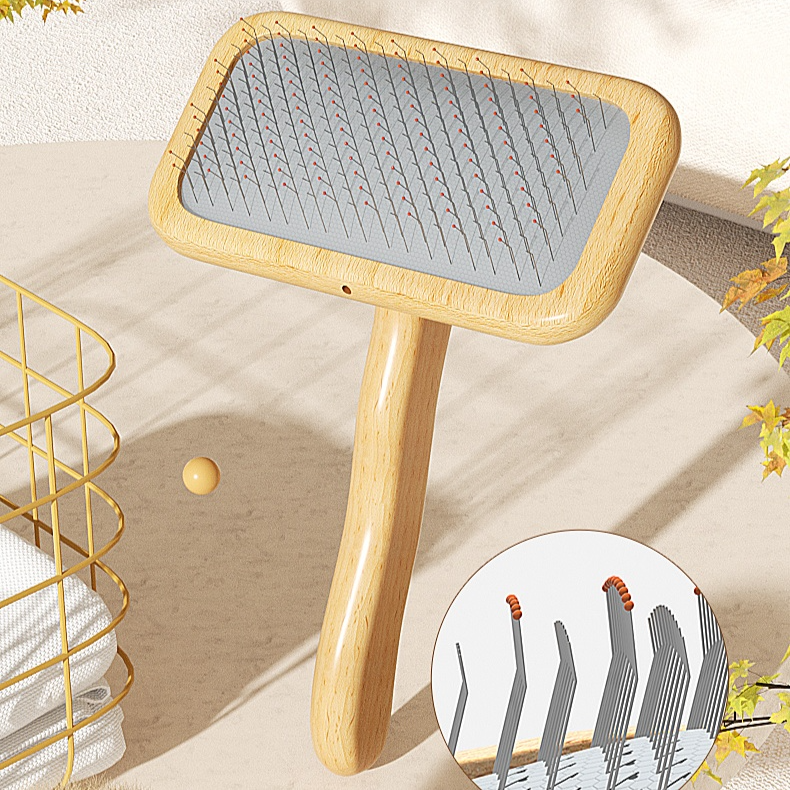 Pet hair tangling removal comb tools