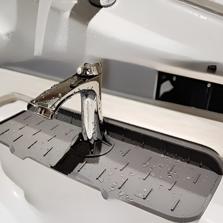 バスルーム防水シリコンドレナージマット 蛇口パッド キッチンバス収納マット