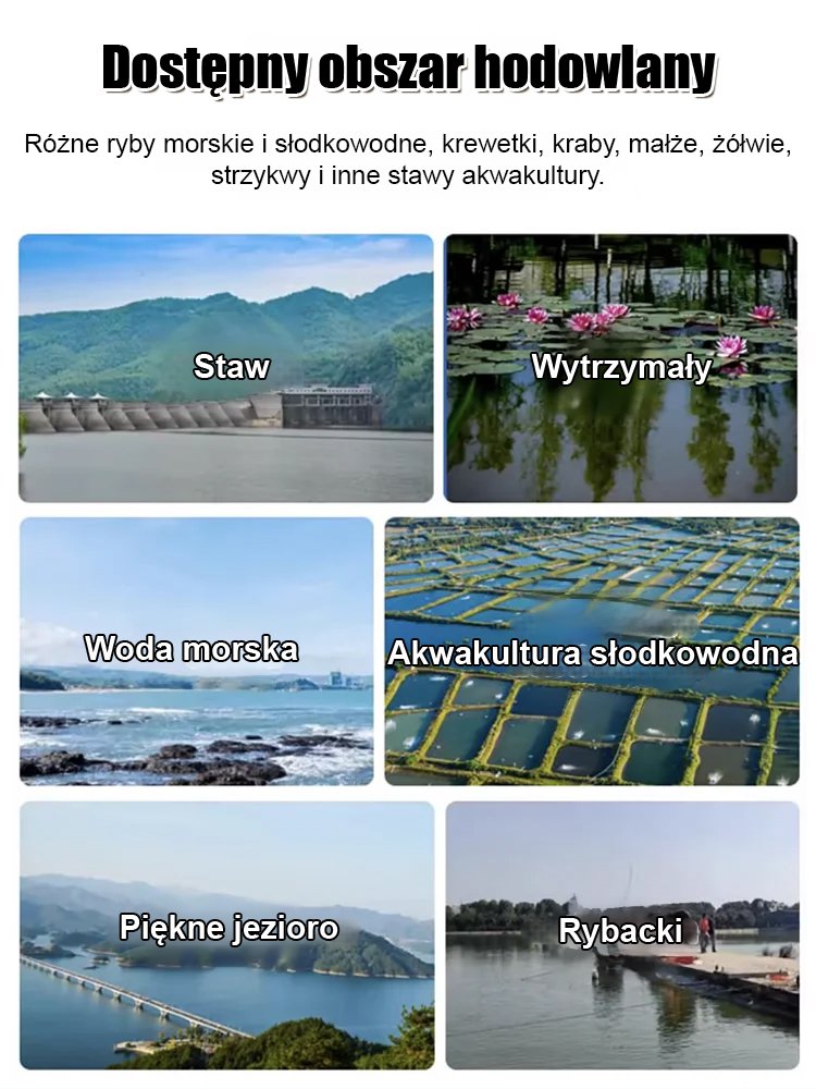 Jedna torba na dziesięć mu: środek oczyszczający wodę do hodowli ryb i krewetek, który nie szkodzi r