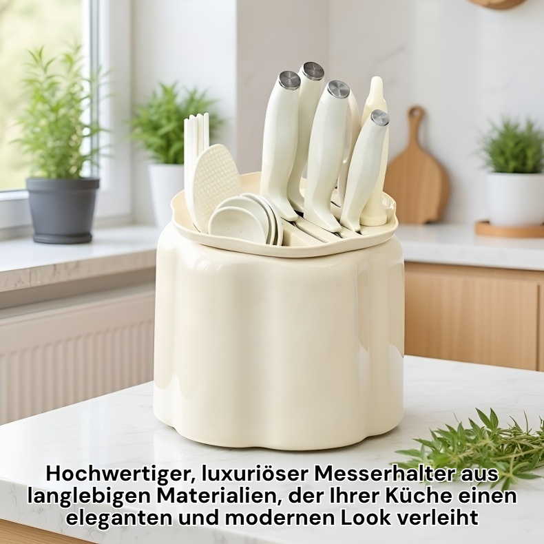 Luxuriöser, multifunktionaler Küchenmesserhalter