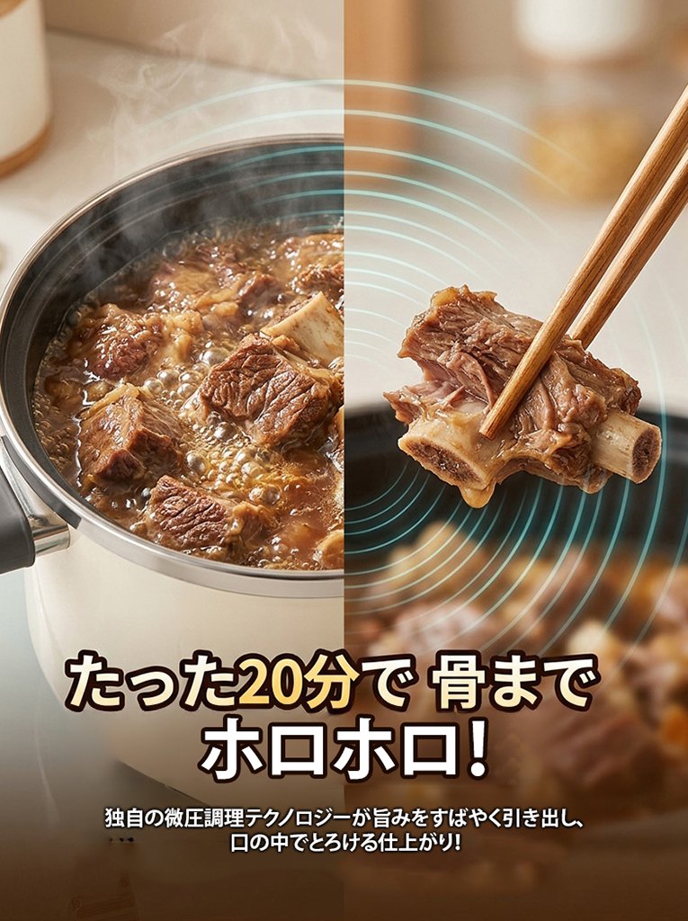 内鍋チタン100%ホーロー微加圧調理鍋