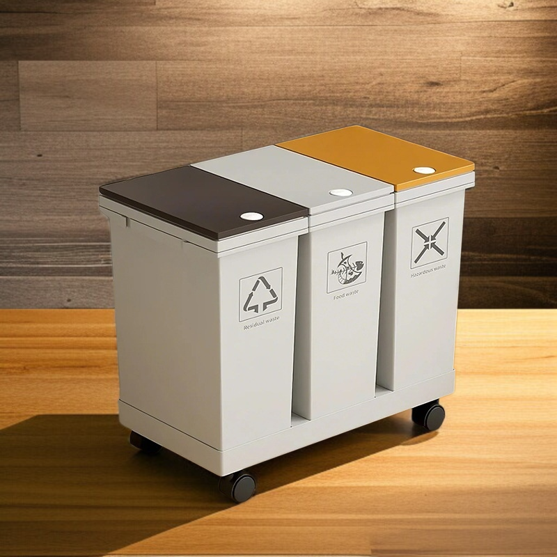 가정 필수 뚜껑 달린 대용량 휴지통 친환경 휴지통