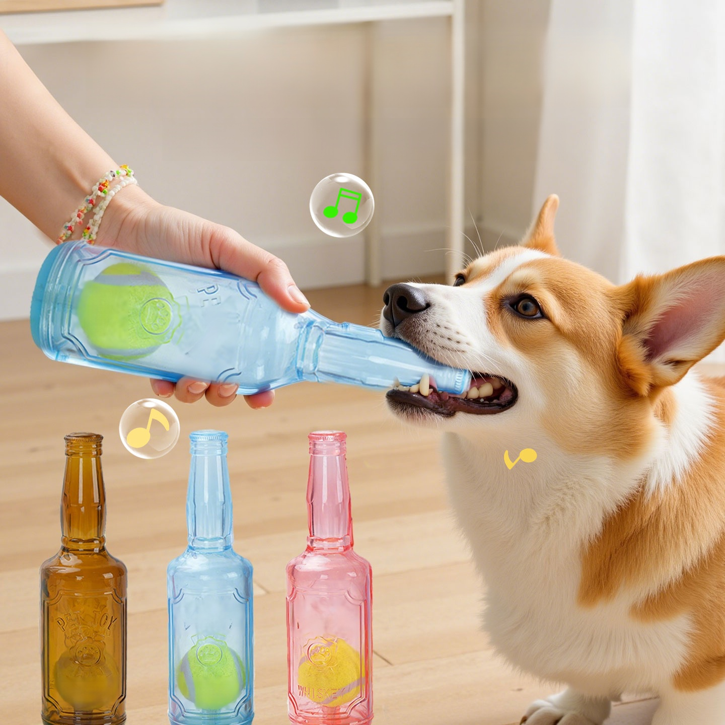 Sprachaktivierte interaktive Flaschen