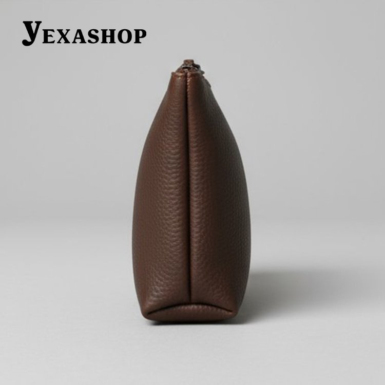 갈색 가죽 보관 가방