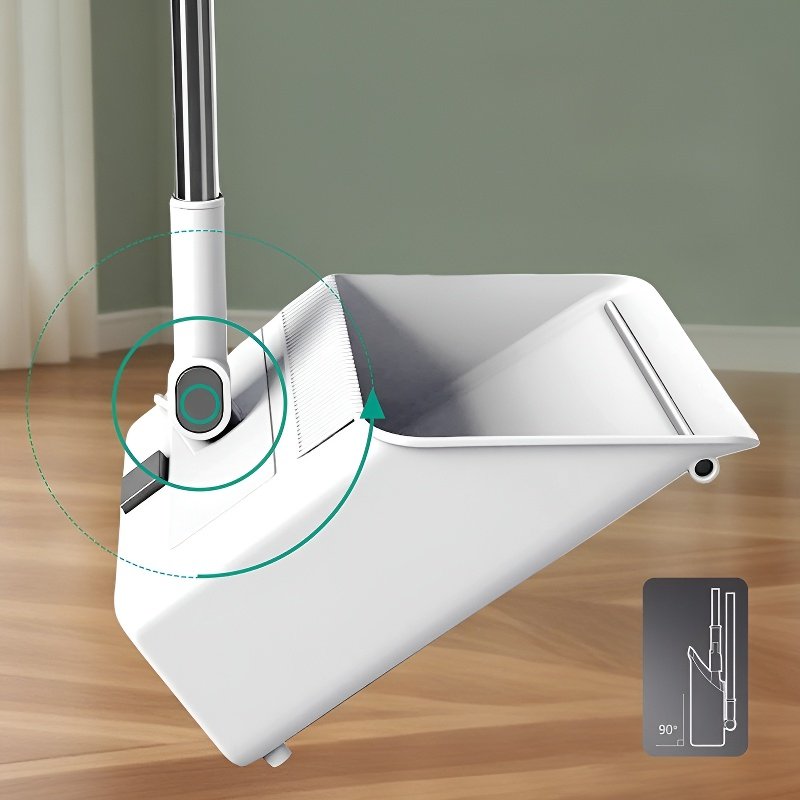 3-in-1 Broom and Dustpan Set for Home