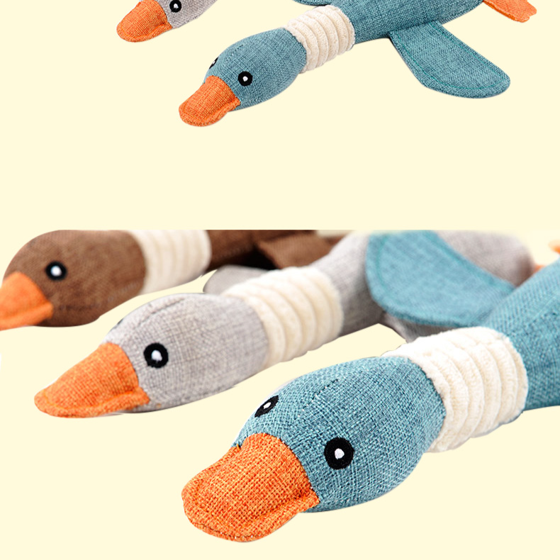 Peluche Chien Oie Parlant