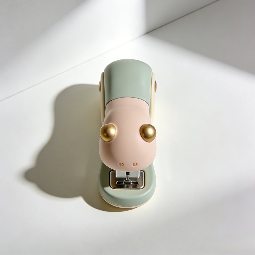 Mini stapler kit with three pieces for school use