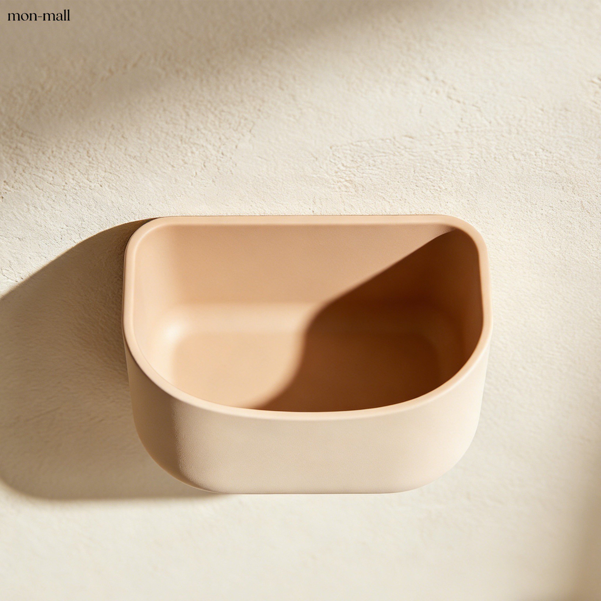 No-drill bedside storage basket