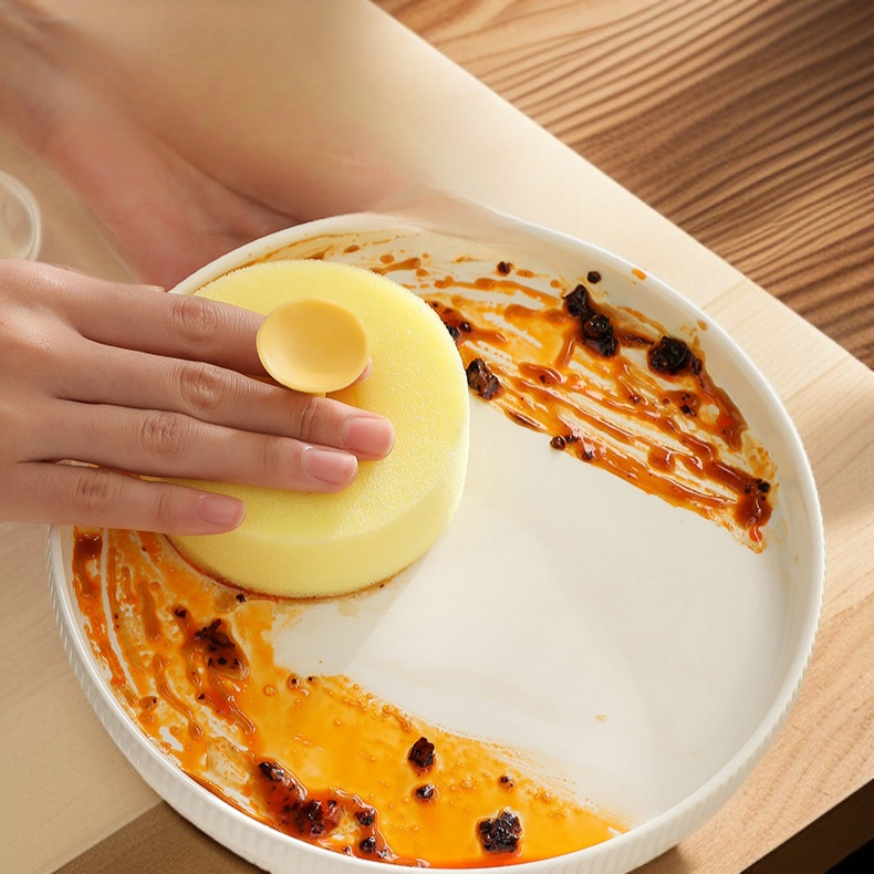 Esponja de limpieza para platos, elimina la grasa y la suciedad, no deja residuos de aceite