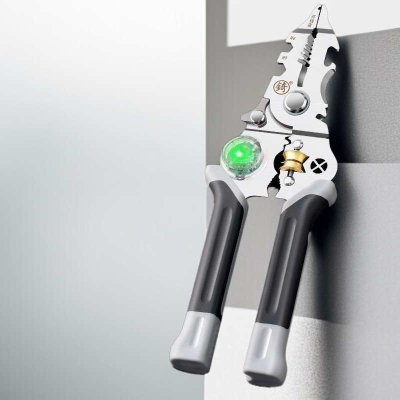 Multifunktions-Abisolierzange 10-in-1 Messstift Elektriker Spezialwerkzeug