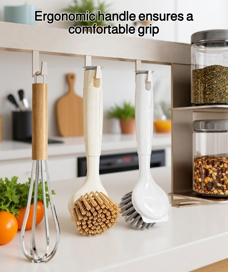 3-in-1 long crevice cleaning brush for narrow spaces