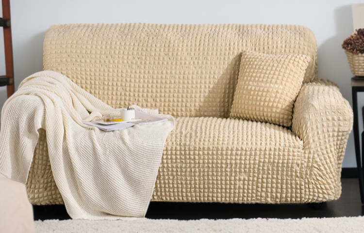 ユニバーサル対応ソファカバーの取り付け方法