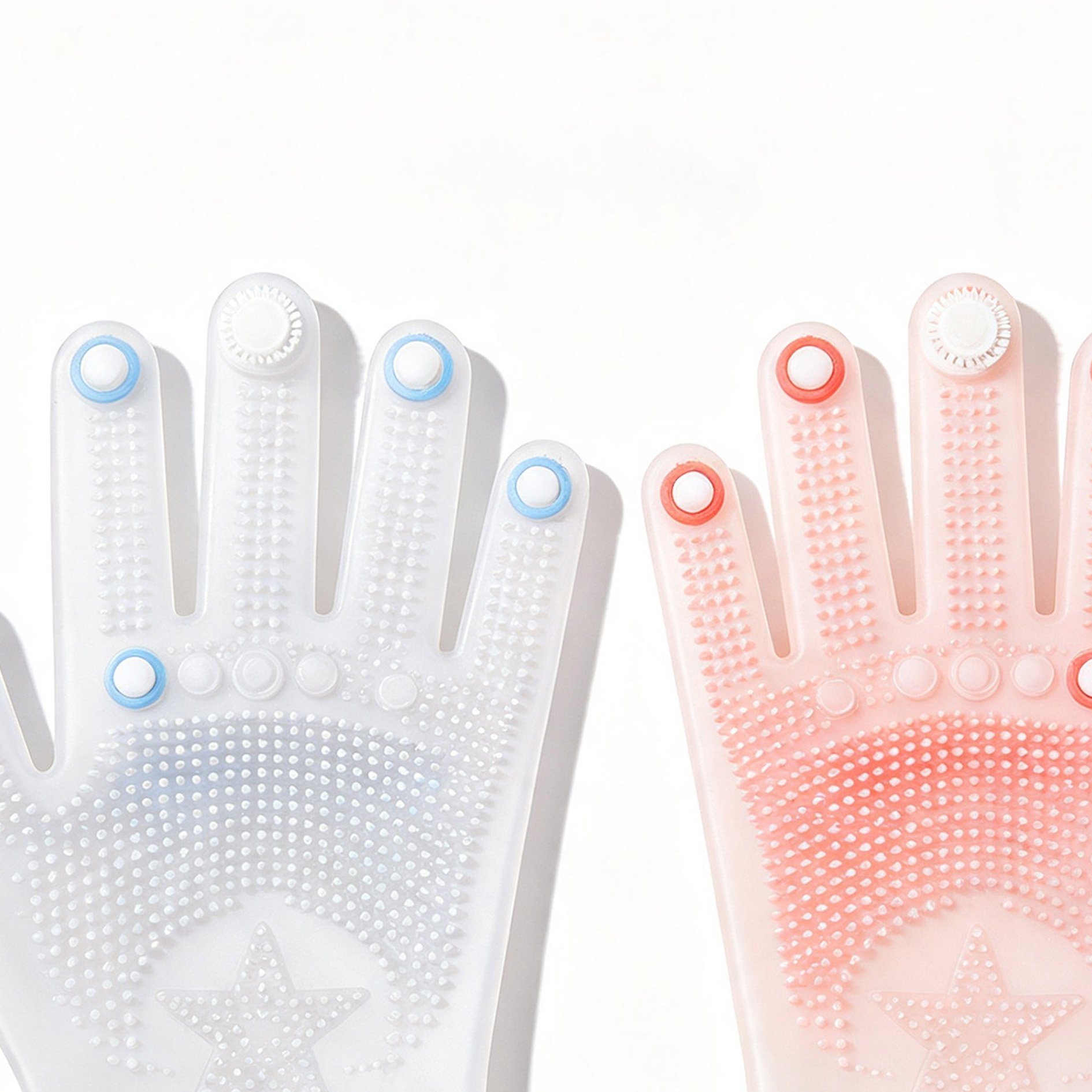 Silicone dishwashing gloves