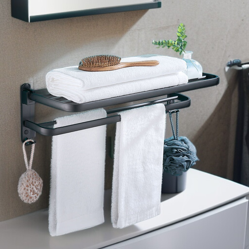 Hook towel rack