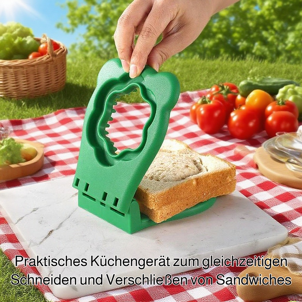 New sandwich edge pocket bread cutter household flower-shaped integrated sandwich cutting tool