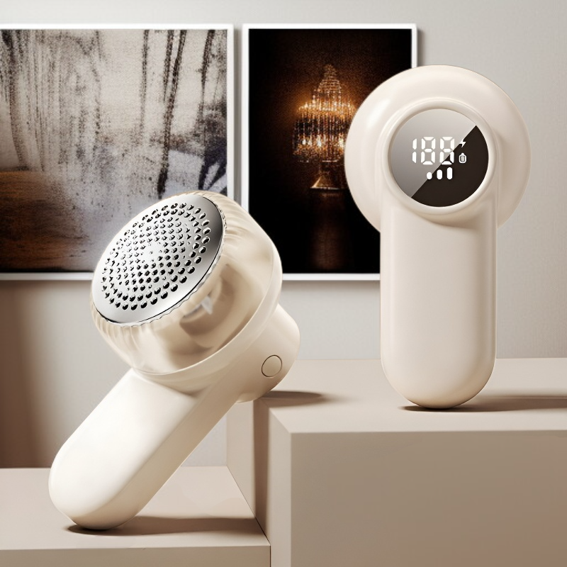 Neuer kleiner tragbarer Fusselrasierer mit Digitalanzeige, wiederaufladbar