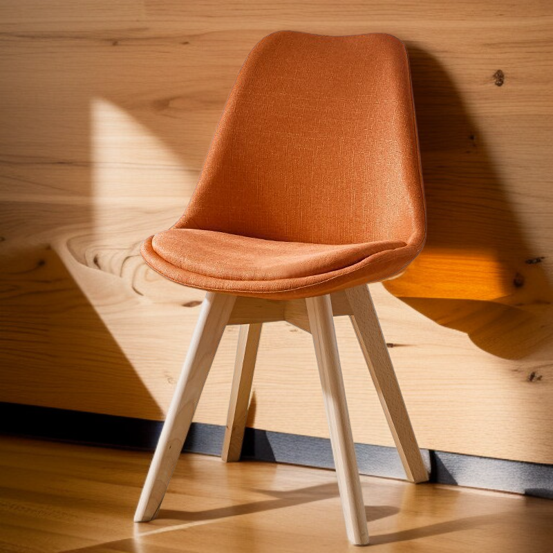 홈 심플 원목 등받이 의자