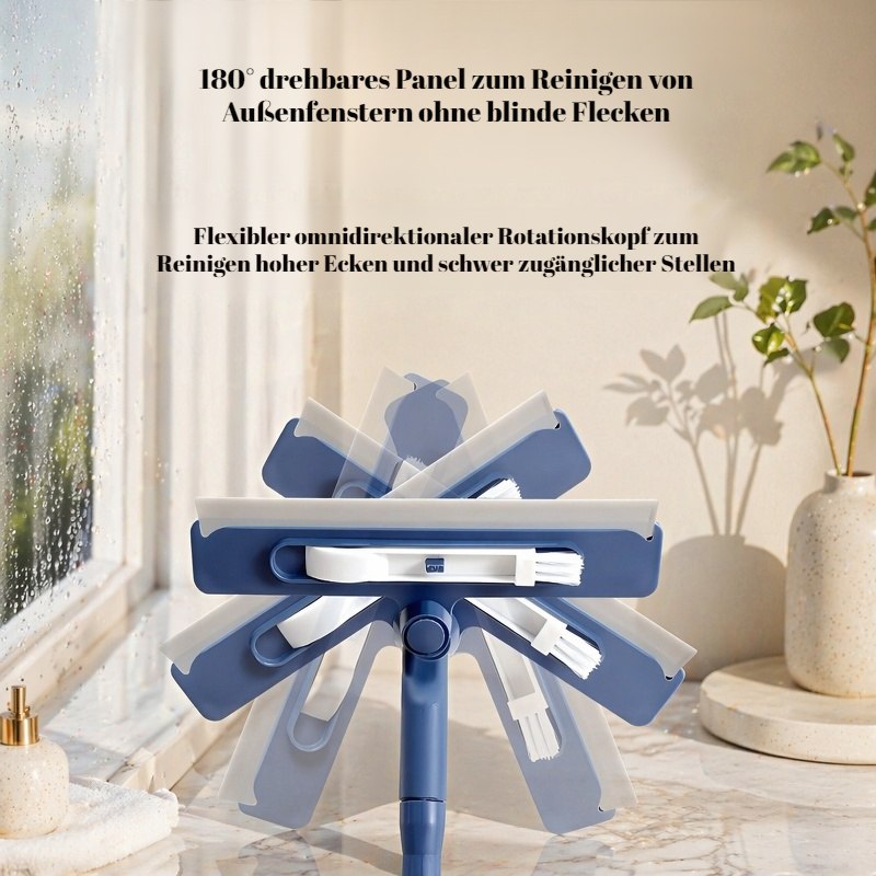 Dreifarbiger doppelseitiger Glasreiniger