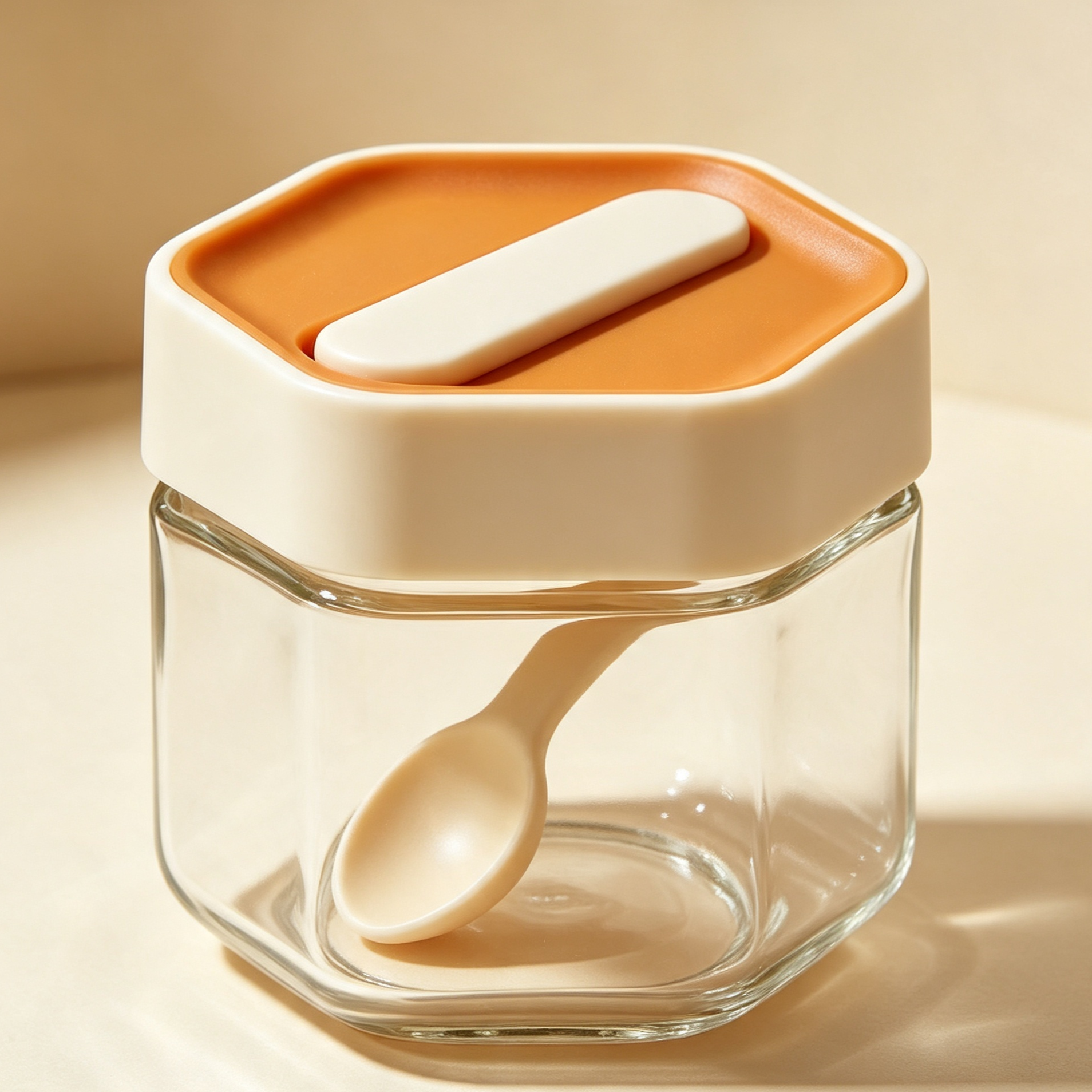 Sealed seasoning storage jars (8 pieces)