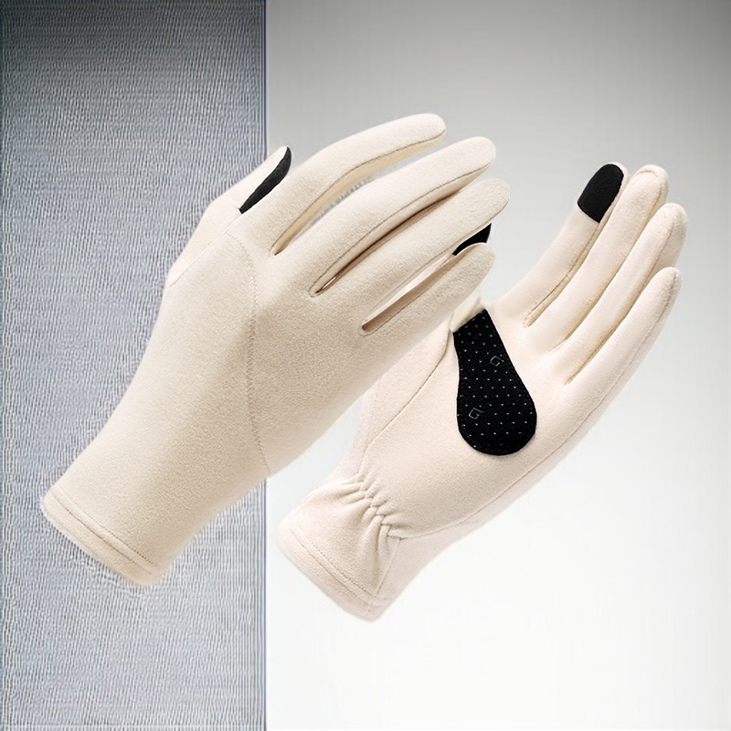 女士秋冬防滑觸屏手套