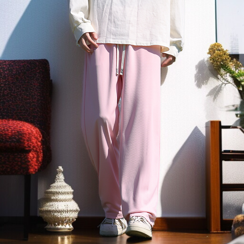 남자 봄가을 와이드 일자 트레이닝 팬츠 일자 팬츠