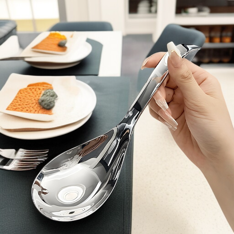 Household Rice Spoon Spoon 304 Stainless Steel Thickened Household Food Grade