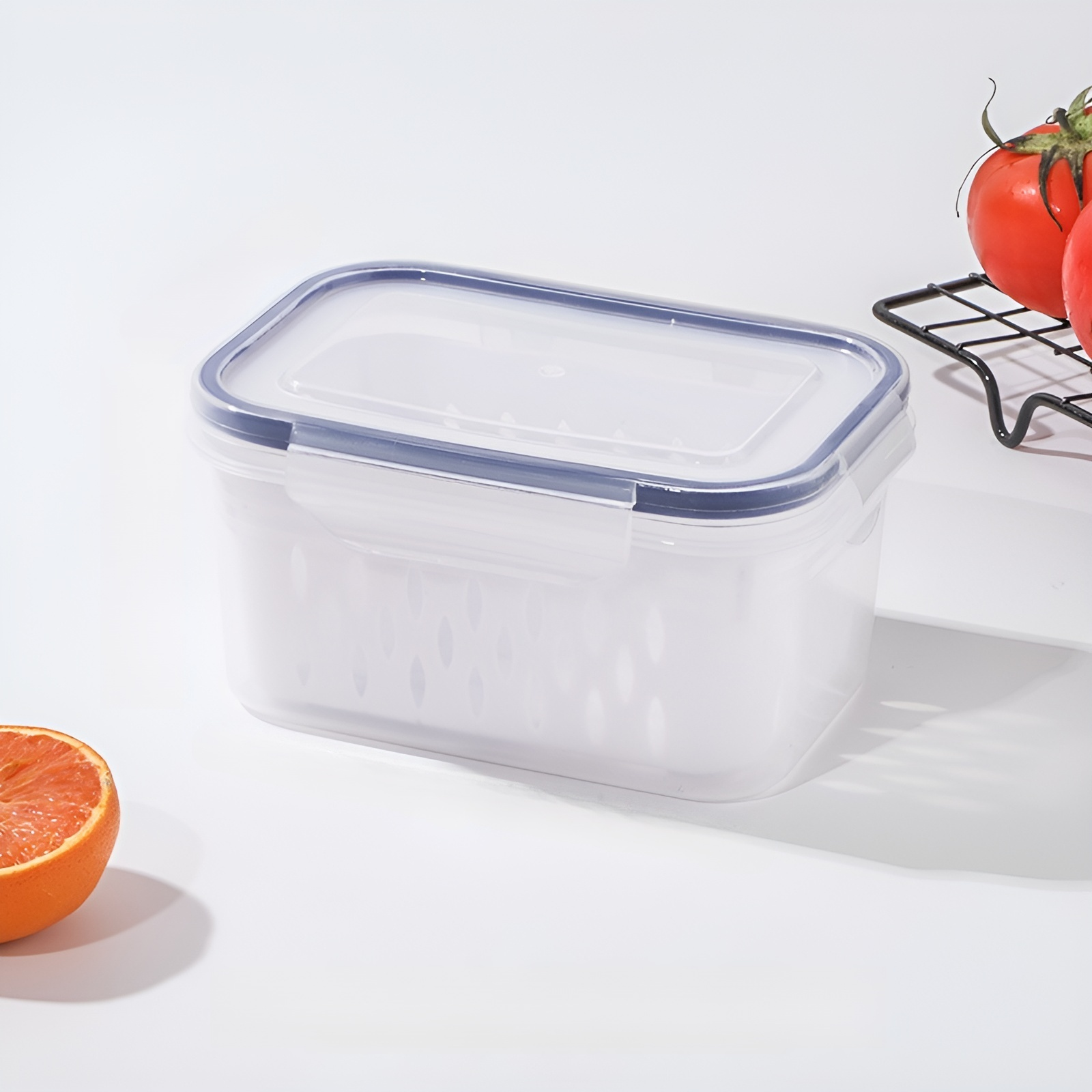 Lebensmittel-Aufbewahrungsbehälter mit Doppelwandstruktur