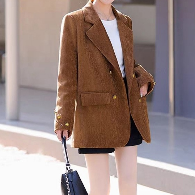 女士奢華加厚西裝外套