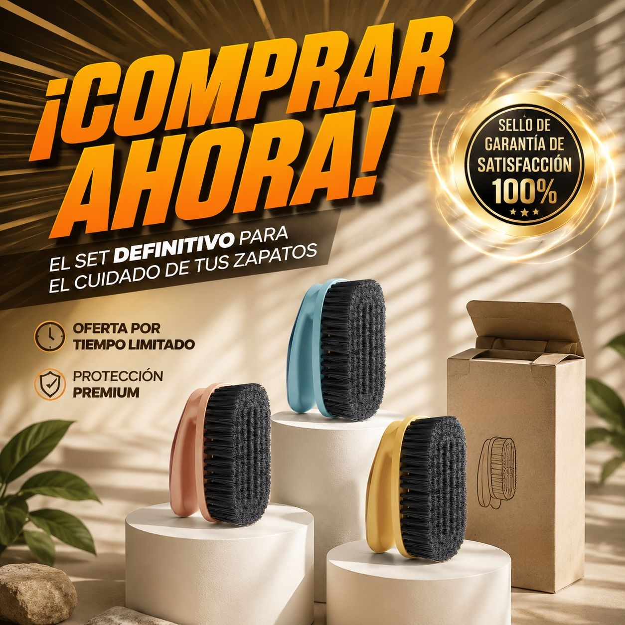 Cepillo limpiador multifuncional para zapatos, diseño de cerdas suaves