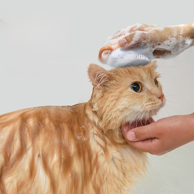 Dog and Cat Massage Cleaning Brush