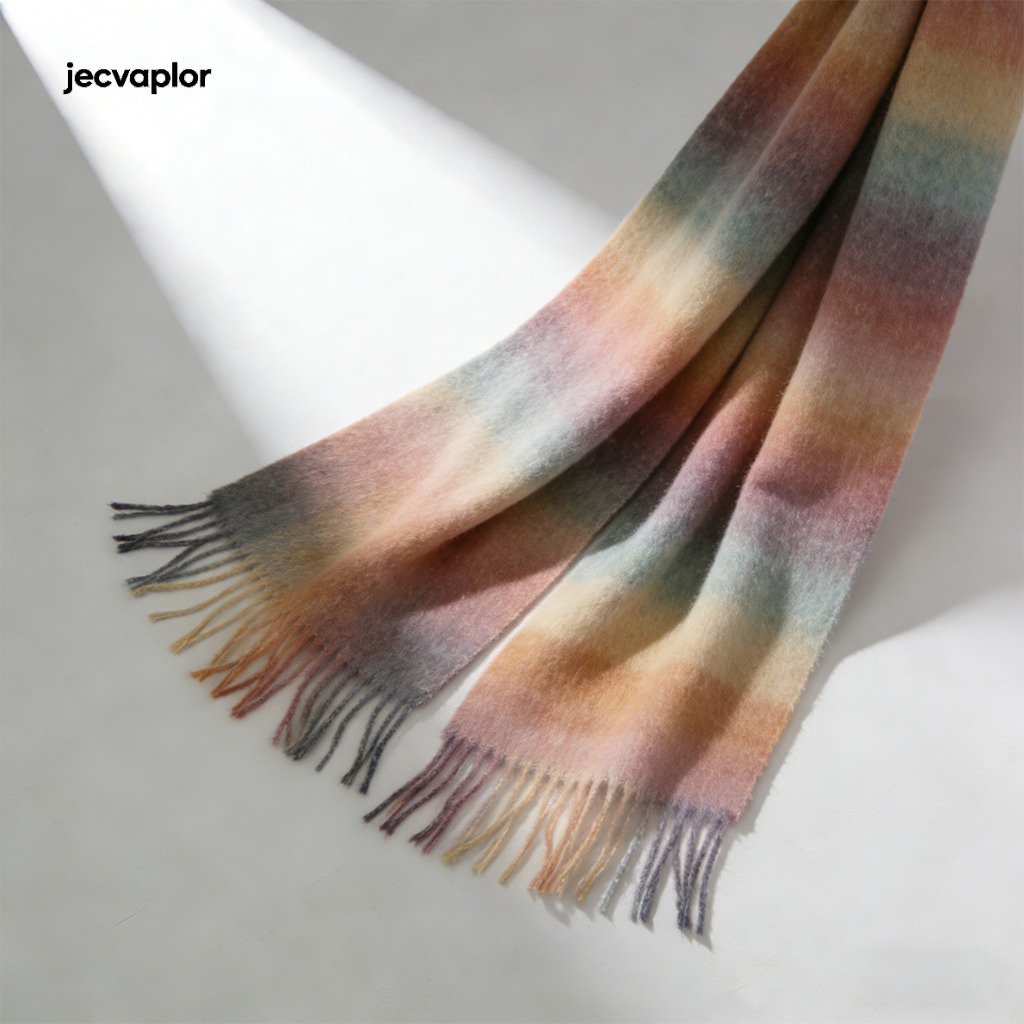 女士羊毛圍巾2條組展示圖