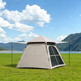 Waterproof and sunproof camping tent material