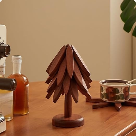  나무 모양의 단열 테이블 매트