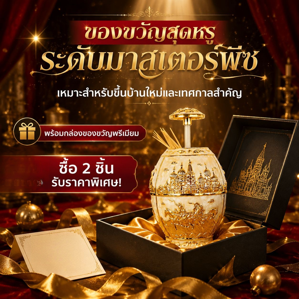 ที่ใส่ไม้จิ้มฟันอัตโนมัติสไตล์นอร์ดิก ลายรัสเซีย สำหรับธุรกิจ