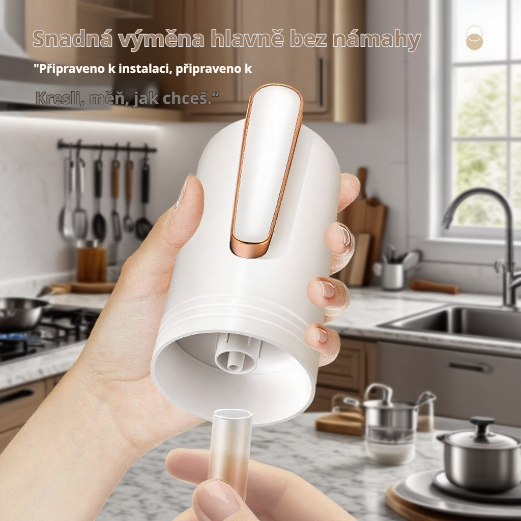 Domácí dávkovač vody na čistou vodu