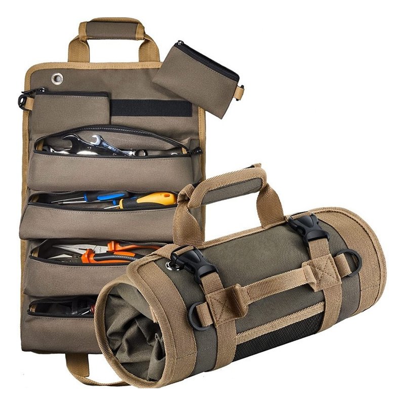 多機能防水多ポケットローリング可搬式工具ハンガー収納袋