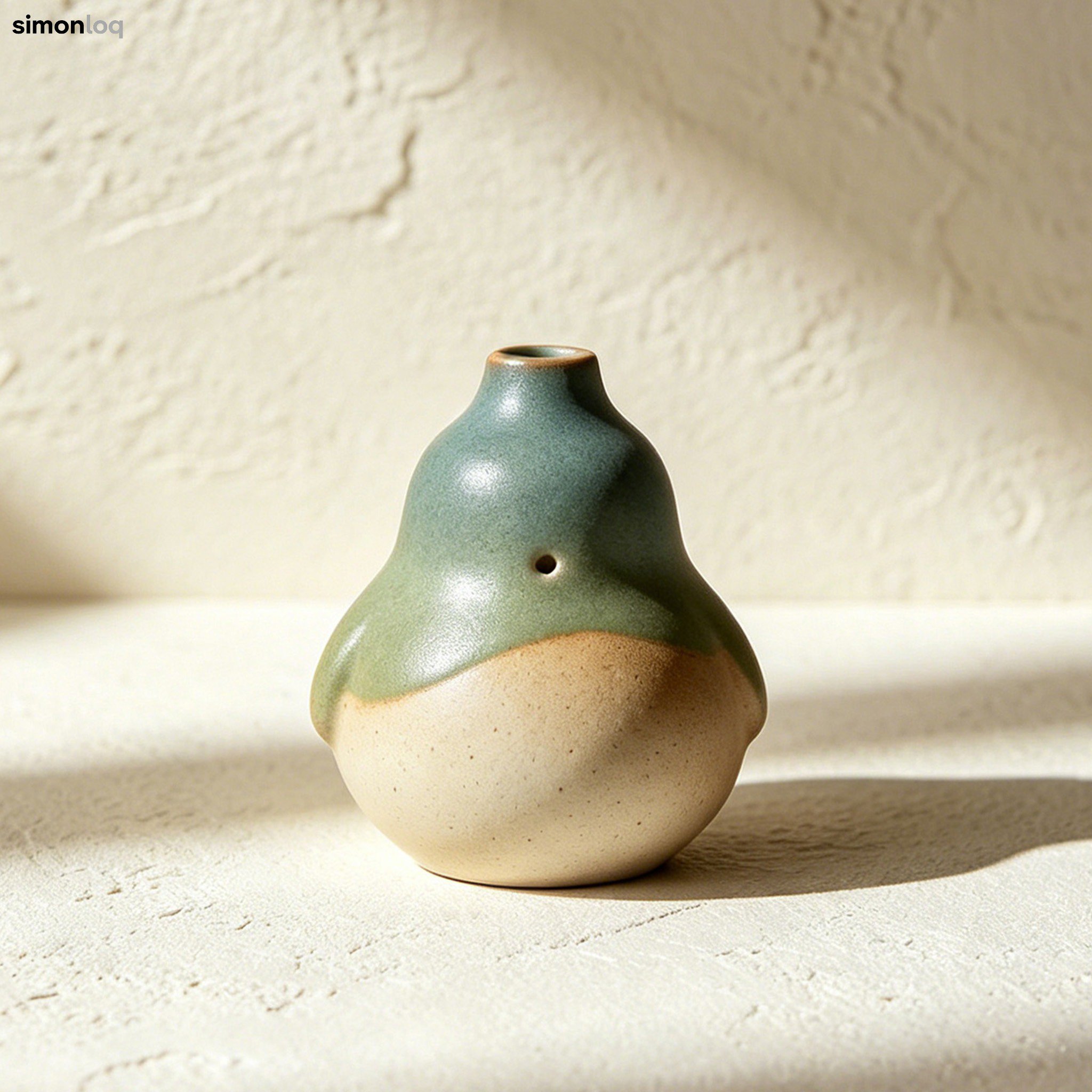 小鳥型陶器の花瓶