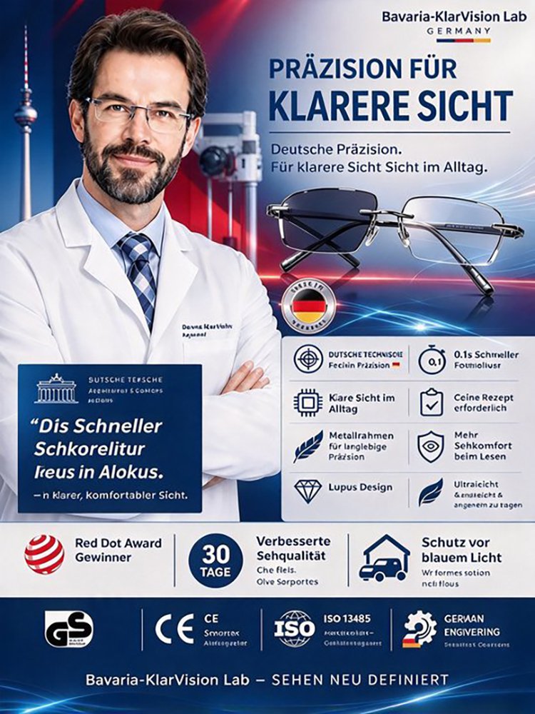 【 Kein Sehtest nötig】Leichte farbveränderte Lesebrille