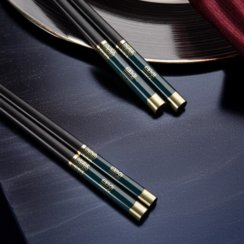 Non-Slip Nordic Alloy Chopsticks, Mold-Proof, One Chopstick Per Person