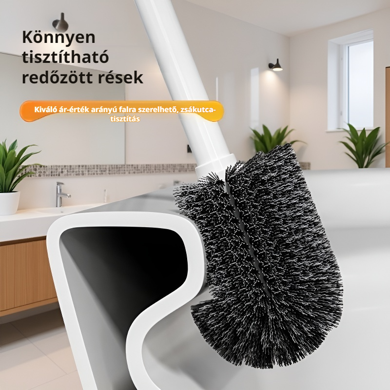 Fehér Hattyú 3 az 1-ben WC-kefe Fali WC-kefe Készlet