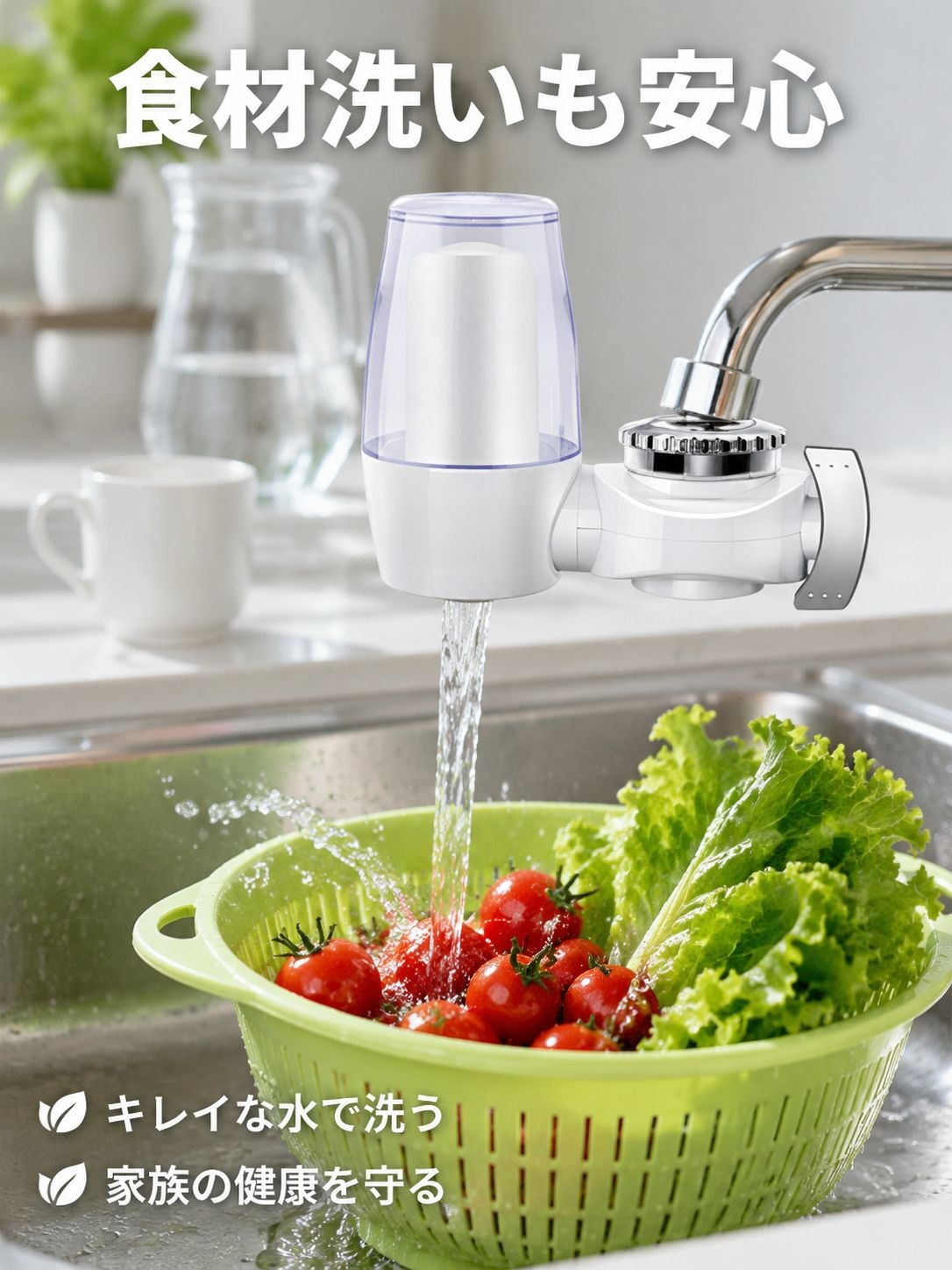 8重深層フィルター蛇口浄水器