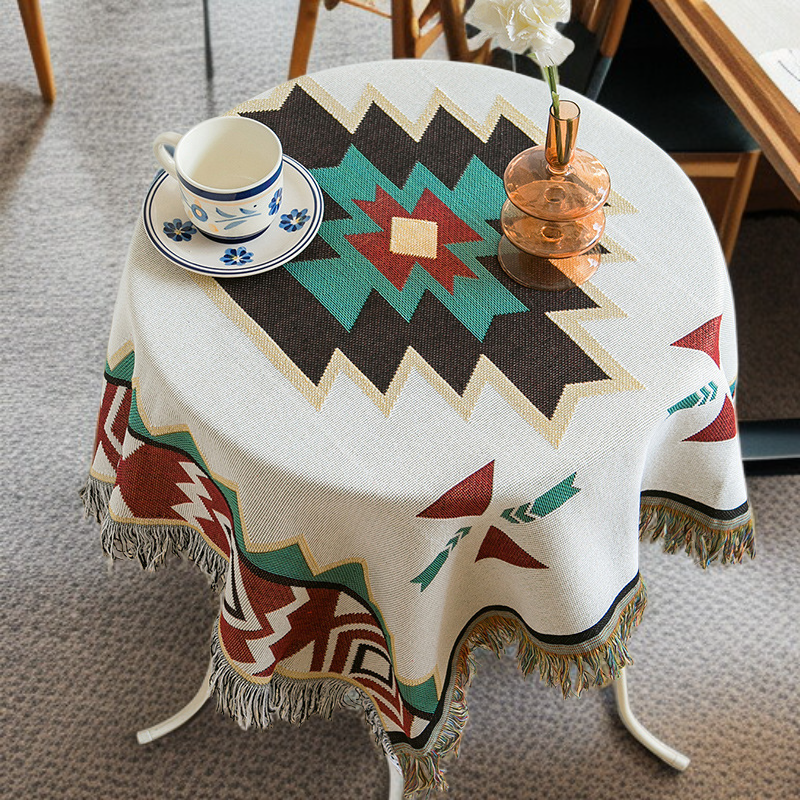 에스닉 차박 캠핑 담요 러그 카페트 