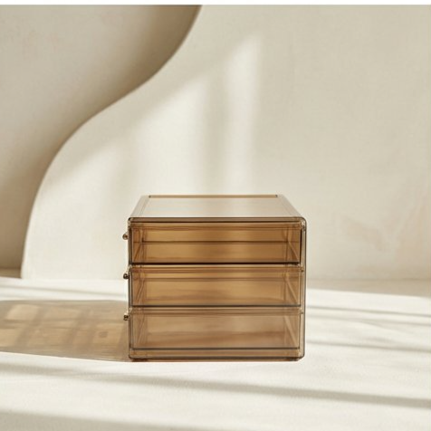 アクリル透明引き出し式収納ボックス