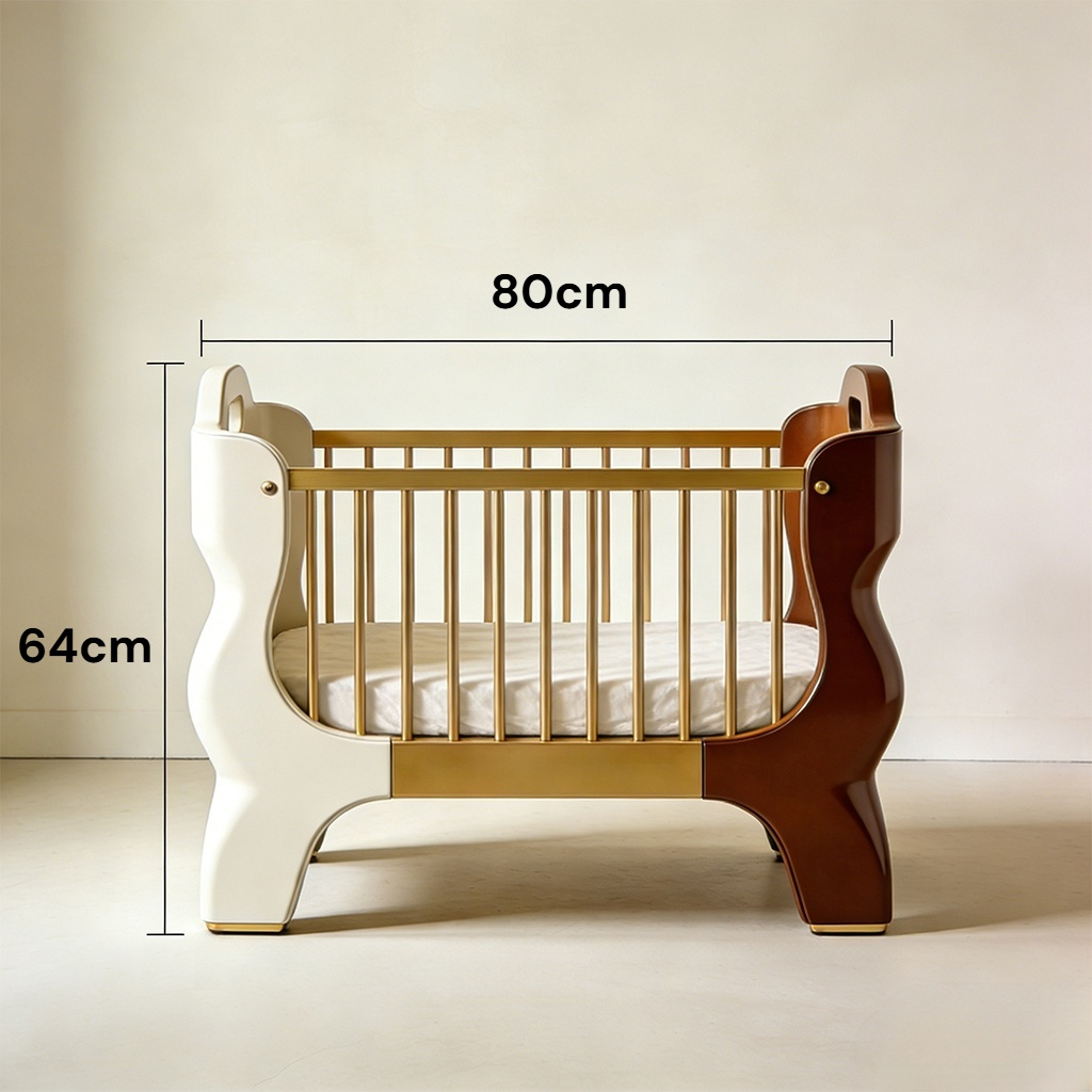 Cuna ecológica para bebé con diseño moderno y seguro
