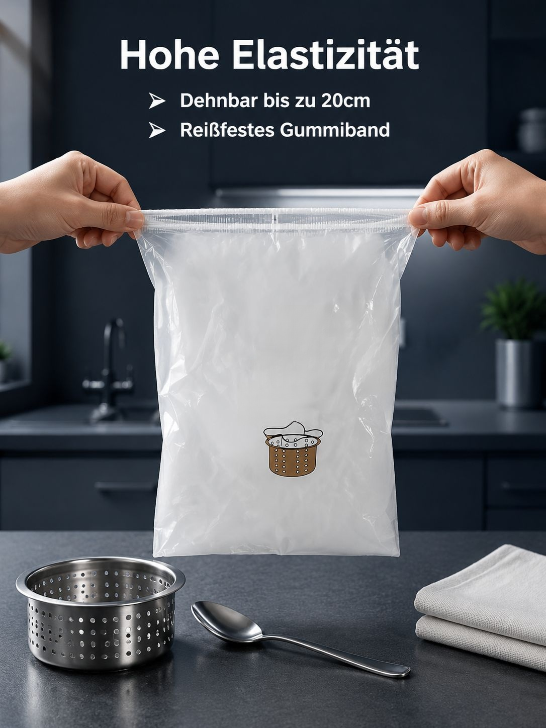 Einweg-Filter für das Küchenwaschbecken – Verstopfungs-Schutz