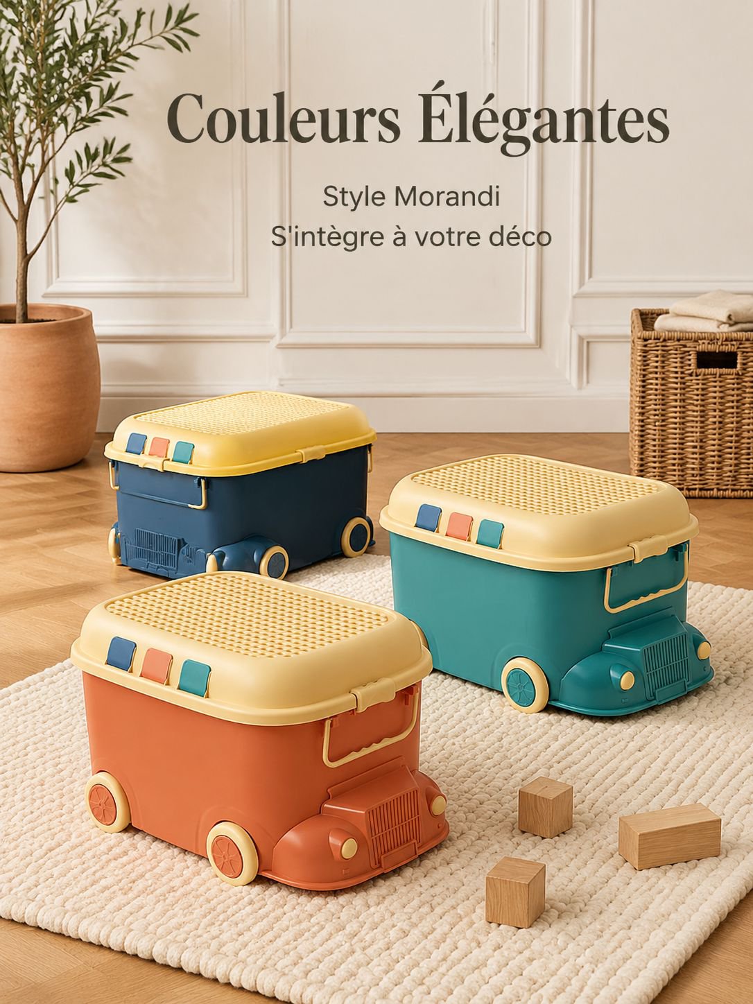 Boîte de rangement de jouets de Locomotive, boîte de rangement domestique, boîte de rangement de pet