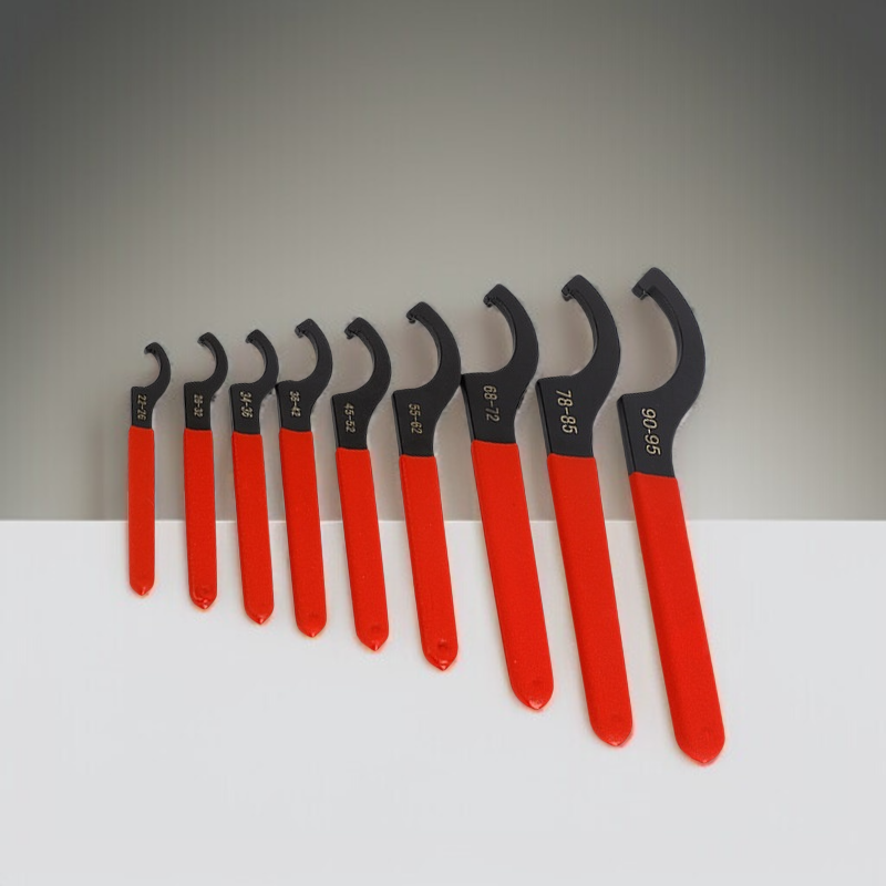 제창 반원 너트 렌치 전용 공구 초승달 가방 플라스틱 손잡이 커버 충격 흡수기형 반반원 너트 렌치