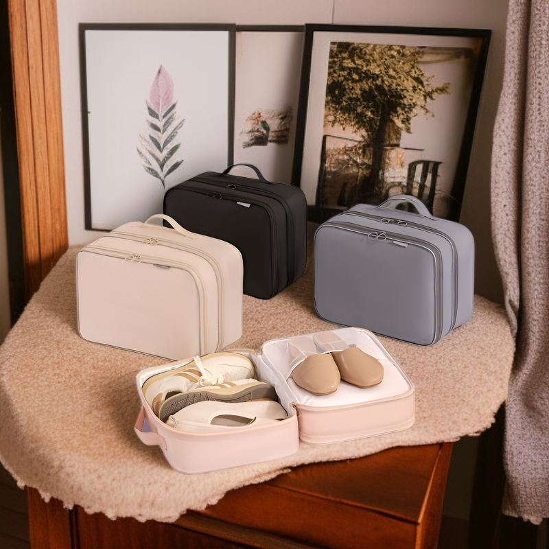折りたたみ式旅行用シューズバッグ 多層大容量収納バッグ