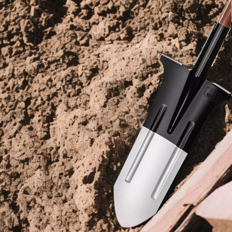 延長マンガン鋼シャベル 尖ったシャベル 丸みを帯びたヘッド 太くなった ガーデンヤム緩め掘り溝専用スペード