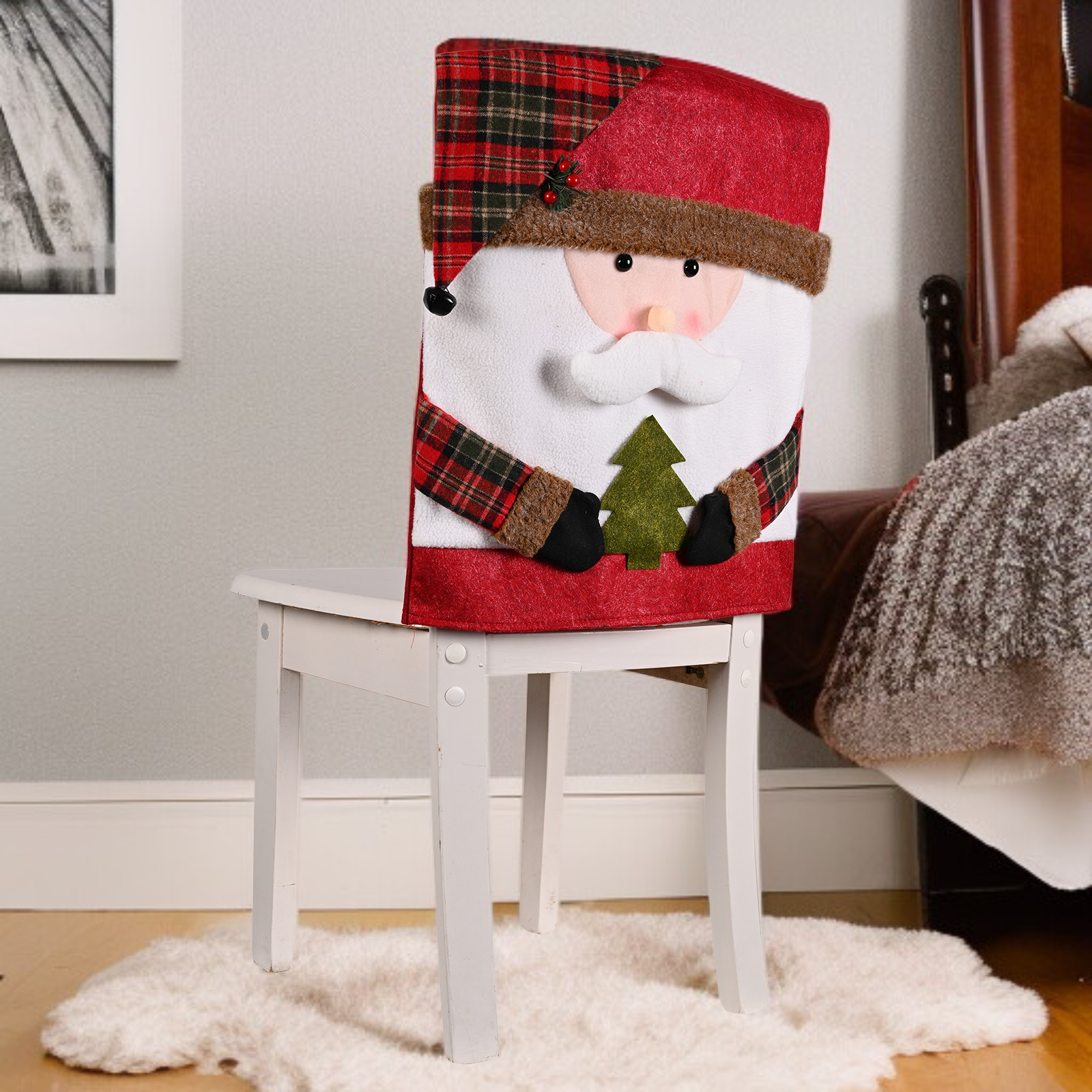 크리스마스 장식 의자 커버